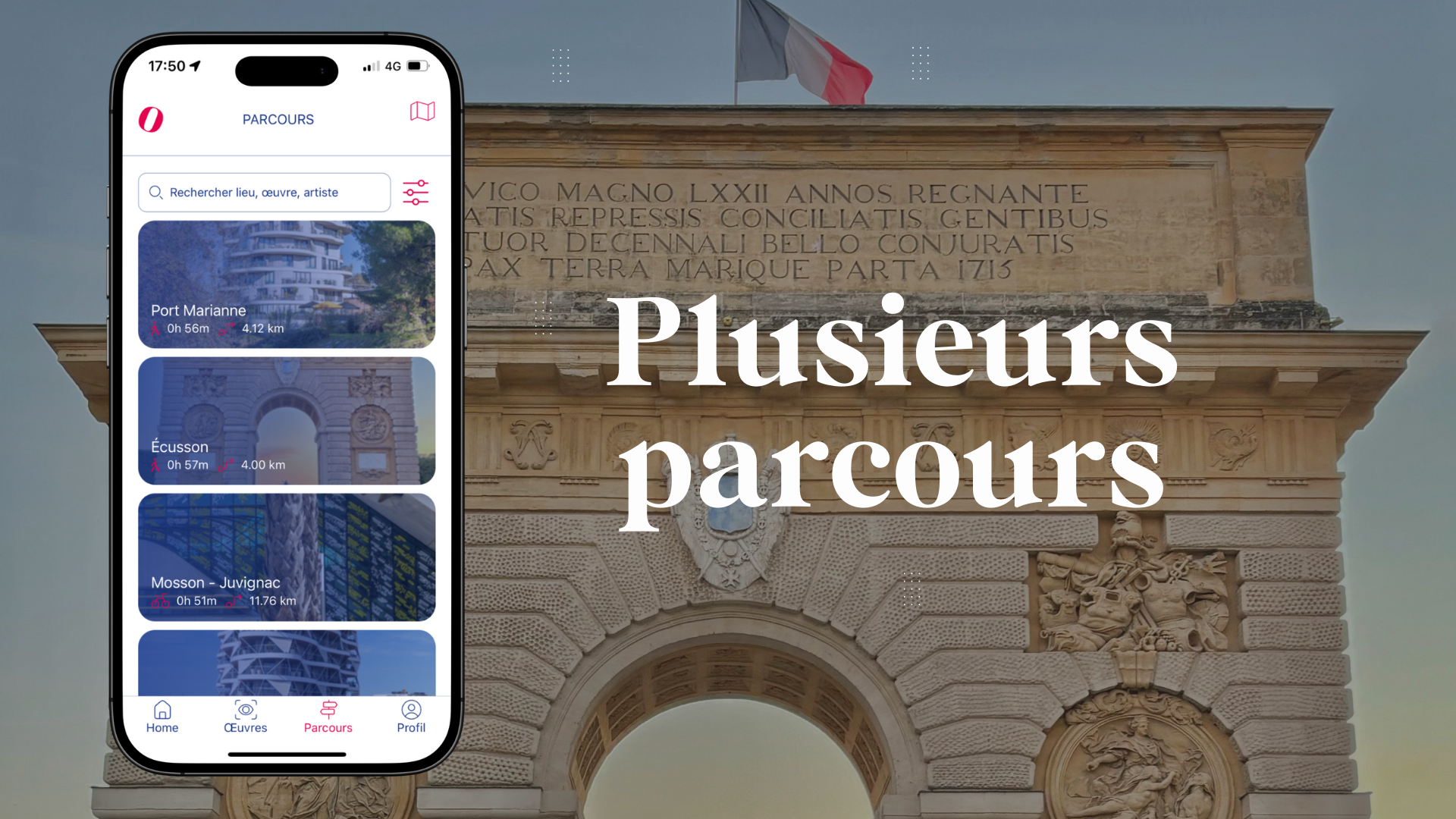 Plusieurs parcours