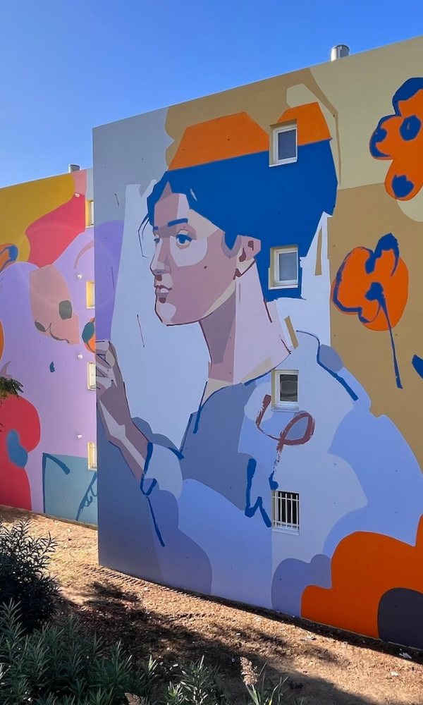 Fresque résidence J Lambot - Zeklo COPAQO Montpellier